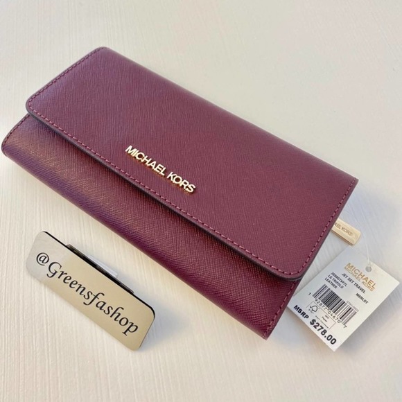 Michael Kors Large trifold leather wallet new - Picture 1 of 4